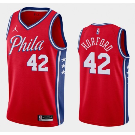Herren NBA Philadelphia 76ers Trikot Al Horford 42 Jordan Brand 2020-2021 Statement Edition Swingman